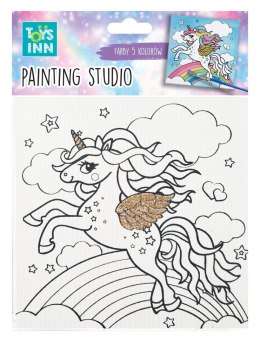 Stnux Zestaw kreatywny dla dzieci Zestaw do malowania Canvas Unicorn Stnux (STN7915)