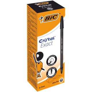 Bic Długopis Bic czarny Cristal Exact czarny 0,7mm (992603)