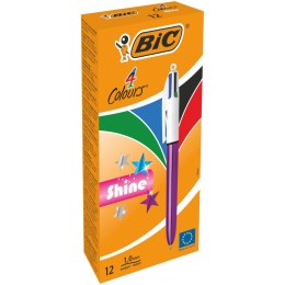 Bic Długopis wielofunkcyjny standardowy Bic 4 Colours SHINE PURPLE mix 1,0mm (982876)