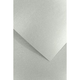 Galeria Papieru Papier ozdobny (wizytówkowy) millenium A4 srebrny 180g Galeria Papieru (200771)