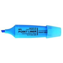 M&G Zakreślacz Point Liner AHM21572 M&G zapachowy ścięta końcówka 1-4 mm niebieski