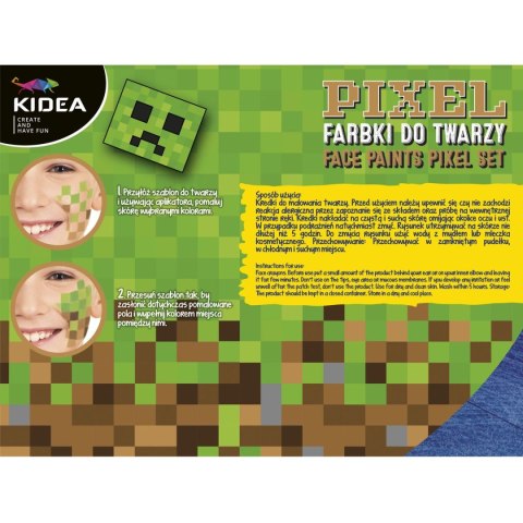 Kidea Farby do twarzy Kidea Pixel (FDTZPKA)