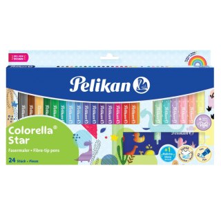 Pelikan Flamaster Pelikan Colorella C302 + szablon 822329 18+6 kol. (400195835)