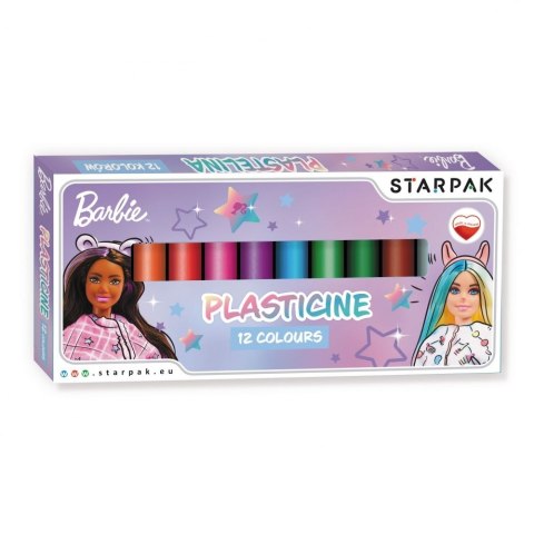 Starpak Plastelina Starpak 12 kol. Barbie mix (513956)