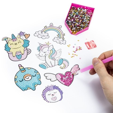 Kidea Mozaika Magiczny Świat NAKLEJKI DIAMENTOWE Kidea (NDMSKA)