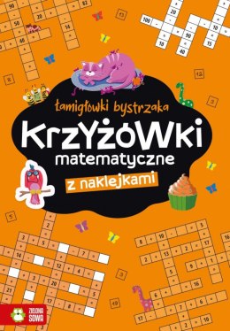 Zielona Sowa Książeczka edukacyjna Łamigłówki bystrzaka Krzyżowki matematyczne! Zielona Sowa