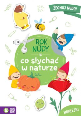 Zielona Sowa Książeczka edukacyjna Zielona Sowa Rok bez nudy. Co słychać w naturze