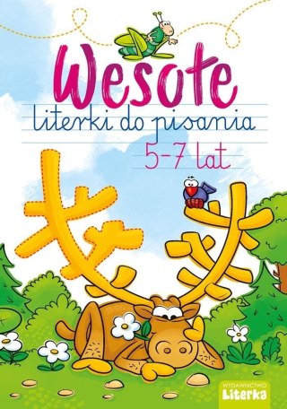 Literka Książeczka edukacyjna Literka WESOŁE LITERKI DO PISANIA 5-7 LAT