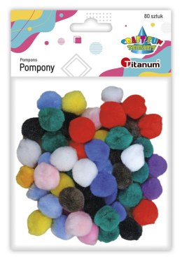 Titanum Pompony Titanum Craft-Fun Series akrylowe mix 80 szt (20TH1020-11)