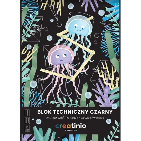 Top 2000 Blok techniczny Top 2000 Creatinio A4 czarny 160g 10k (400176681)