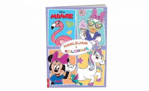 Ameet Książka dla dzieci Ameet Minnie Naklejam i Koloruję (NAK 9114)