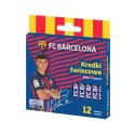 Astra Baby Kredki świecowe Astra Baby okrągłe FC Barcelona 12 kol. (316023051)