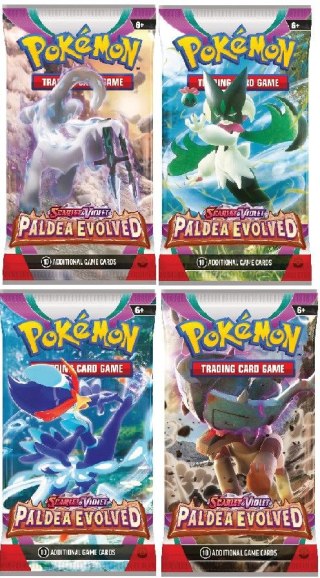 Rebel Karty Rebel Pokemon TCG: SV 02 Sleeved Boosters