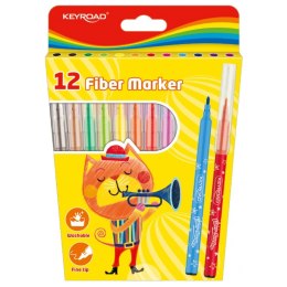 Keyroad Flamaster Keyroad fiber marker 12 kol. (KR971587)