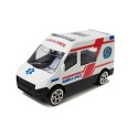 Lean Ambulans Zestaw Pojazdów Ambulans Pogotowie Resoraki 1:64 6 Sztuk Lean (7595)