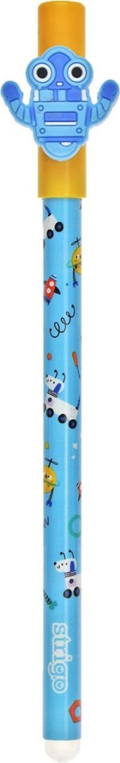 Strigo Długopis wymazywalny Strigo robot 5902315577480 niebieski 0,5mm (SSC185)