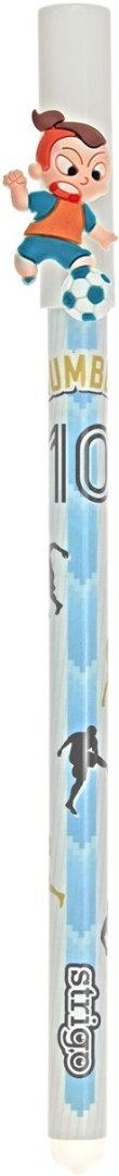 Strigo Długopis wymazywalny Strigo wymazywalny Piłka nożna 590231557565 niebieski 0,5mm (SSC193)