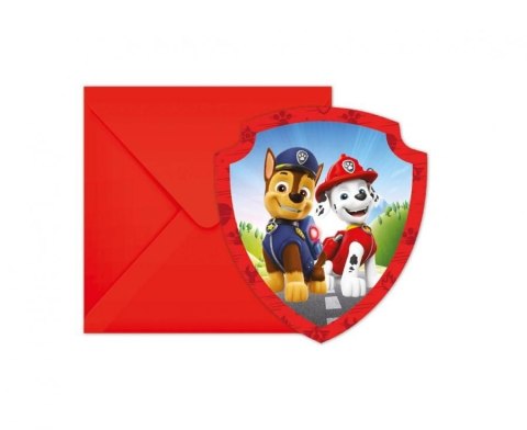 Godan Zaproszenie z kopertami Paw Patrol Rescue Heroes, 6 szt. Godan (95602)