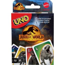 Mattel Gra karciana Mattel Jurassic World Uno J (GXD7)