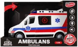 Mega Creative Ambulans Mega Creative 26cm światło i dźwięk (522124)