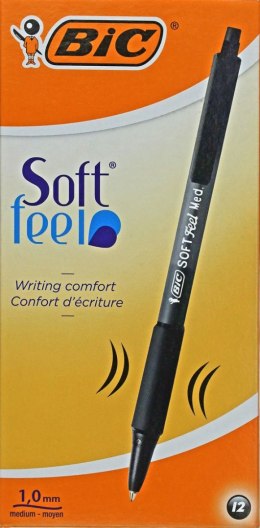 Bic Długopis Bic SOFT FEELCLIC czarny czarny 1,0mm (837397)