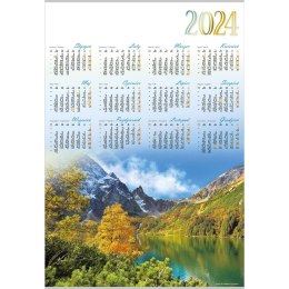 Lucrum Kalendarz ścienny Lucrum TATRY plakatowy 607mm x 880mm (PL01)