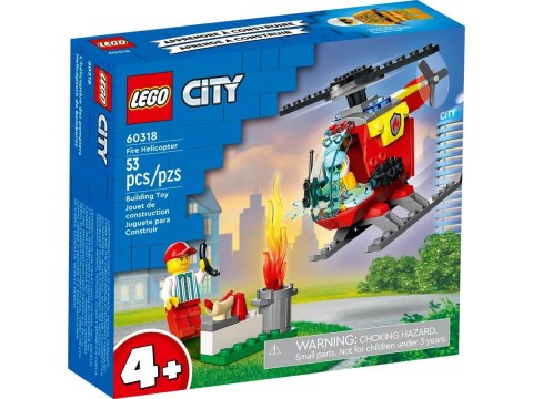 Lego Klocki konstrukcyjne Lego City helikopter strażacki (60318)