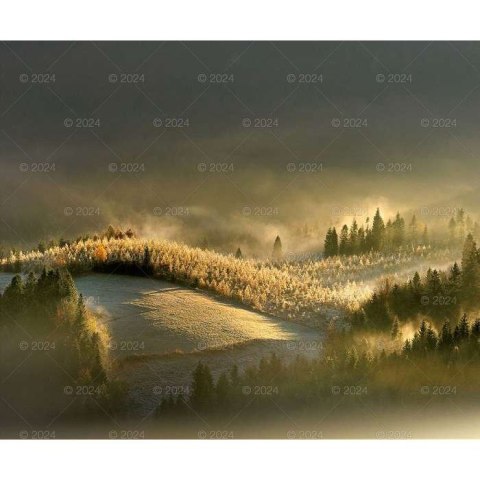 Lucrum Kalendarz ścienny Lucrum MAGICZNA POLSKA 13-planszowe 2024 320mm x 470mm (RW02)
