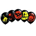 Arpex Balon gumowy Arpex Halloween 5szt. czarny 280mm (HA8178)