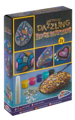Grafix Zestaw kreatywny dla dzieci zestaw kamieni do malowania farbkami Grafix (200057)