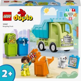 Lego Klocki konstrukcyjne Lego Duplo ciężarówka recykling (10987)