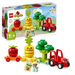 Lego Klocki konstrukcyjne Lego Duplo traktor z warzywami i owocami (10982)