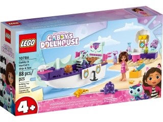 Lego Klocki konstrukcyjne Lego Koci Domek Gabi statek i spa Gabi i Syrenokotki (10786)