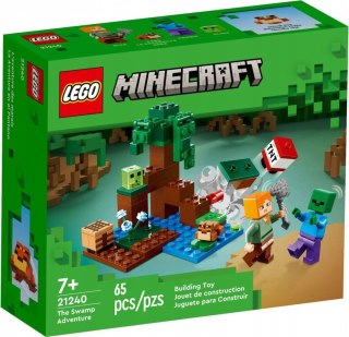 Lego Klocki konstrukcyjne Lego Minecraft przygoda na mokradłach (21240)