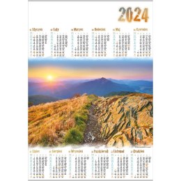 Lucrum Kalendarz ścienny Lucrum POŁONINA plakatowy 607mm x 880mm (PL03)