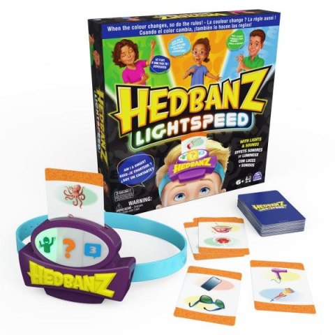 Spin Master Gra zręcznościowa Spin Master Hedbanz Lightspeed (6068653) Spin Master Gra zręcznościowa Spin Master Hedbanz Lightspeed (6068653)
