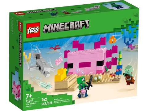 Lego Klocki konstrukcyjne Lego Minecraft Dom Aksolotla (21247)