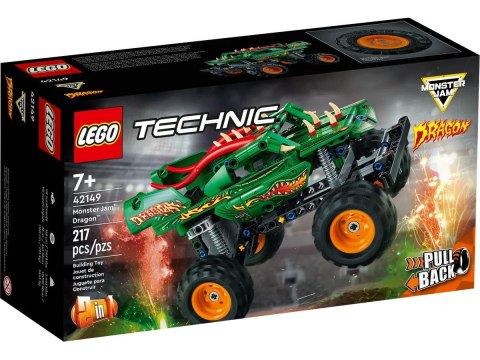 Lego Klocki konstrukcyjne Lego Technic Monster Jam™ Dragon™ (42149)