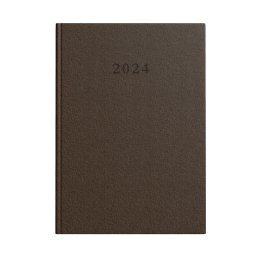 Top Kalendarz książkowy (terminarz) 5904017424222 Top 2024 A4 DTP Standard brązowy A4 (400177477)