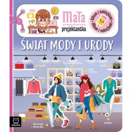 Aksjomat Książeczka edukacyjna Aksjomat Album z naklejkami. Mała projektantka. Świat mody i urody