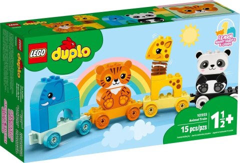 Lego Klocki konstrukcyjne Lego Duplo pociąg ze zwierzątkami (10955)