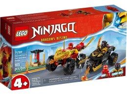 Lego Klocki konstrukcyjne Lego Ninjago Bitwa samochodowo-motocyklowa (71789)