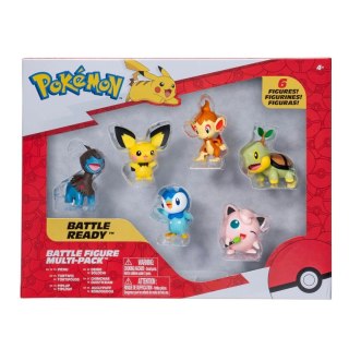 Orbico Sp. Z O.o. Figurka Orbico Sp. Z O.o. Pokemon Figurki bitewne Multipack (Pichu, Deino, Jigglypuff, Turtwig, Piplup, Chimchar) (PKW3061)