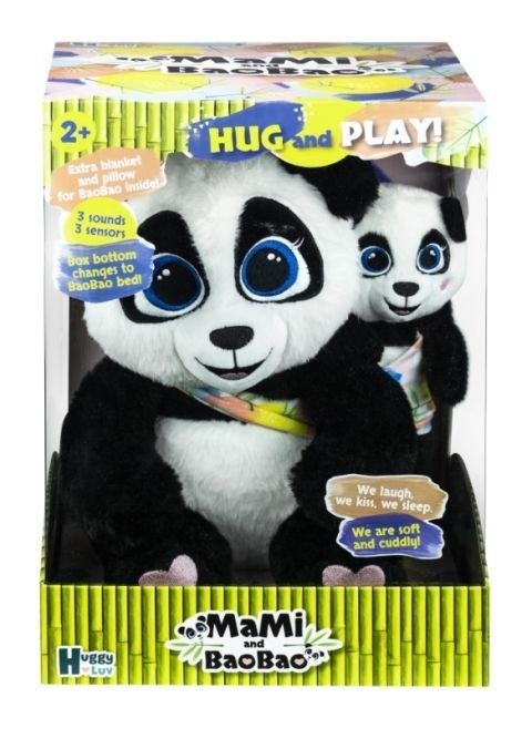 Tm Toys Pluszak interaktywny Panda Mami i dziecko BaoBao Tm Toys (DKO0372)