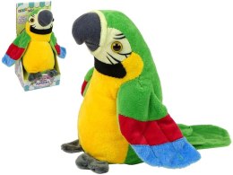 Lean Pluszak interaktywny Gadająca Papuga Zielona Powtarzająca Słowa Lean (9991)