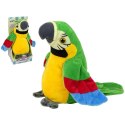 Lean Pluszak interaktywny Gadająca Papuga Zielona Powtarzająca Słowa Lean (9991)