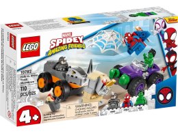 Lego Klocki konstrukcyjne Lego Marvel Super Heroes Hulk kontra Rhino (10782)