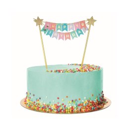 Godan Dekoracja na tort Topper na tort Happy Birthday Godan (QT-DTHB)