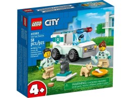 Lego Klocki konstrukcyjne Lego City karetka weterynaryjna (60382)