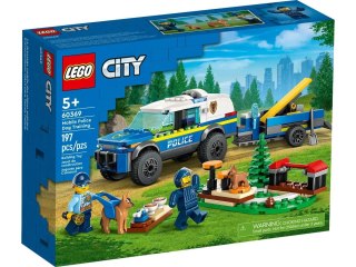 Lego Klocki konstrukcyjne Lego City szkolenie psów policyjnych w terenie (60369)